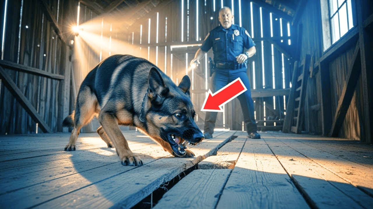 They Thought The Barn Was Empty—Until K9 Zeus Stared At The Ground And Froze