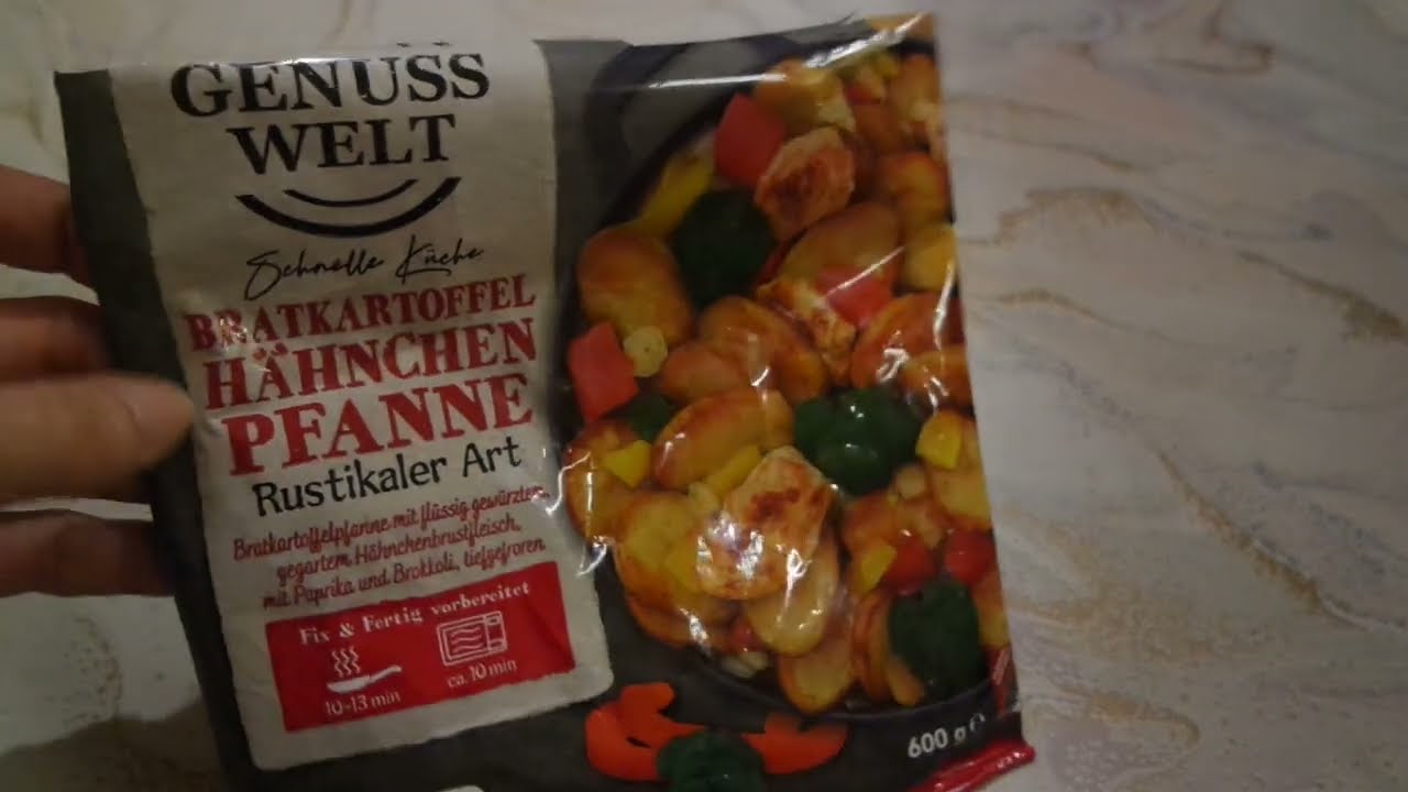 Genuss Welt Bratkartoffel Hähnchen Pfanne Rustikaler Art, Mahlzeit