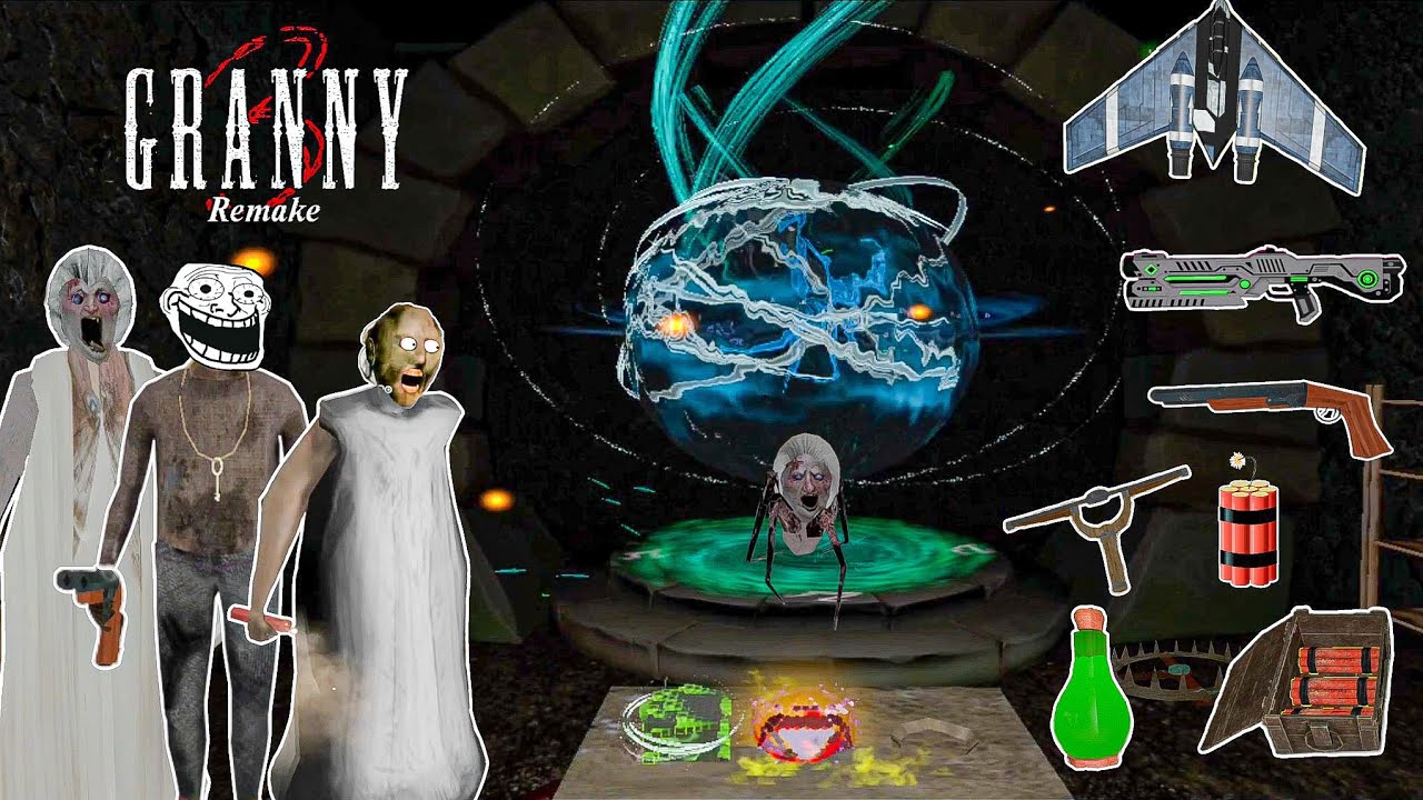 GRANNY 3 REMAKE TIME MACHINE ESCAPE || GRANNY 3 REMAKE MOBILE.