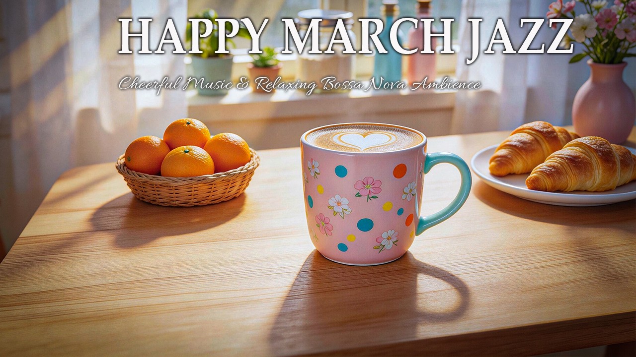 Relaxing Bossa Nova Ambience & Cheerful Music Spring Jazz for Studying & Working on a Spring Morning