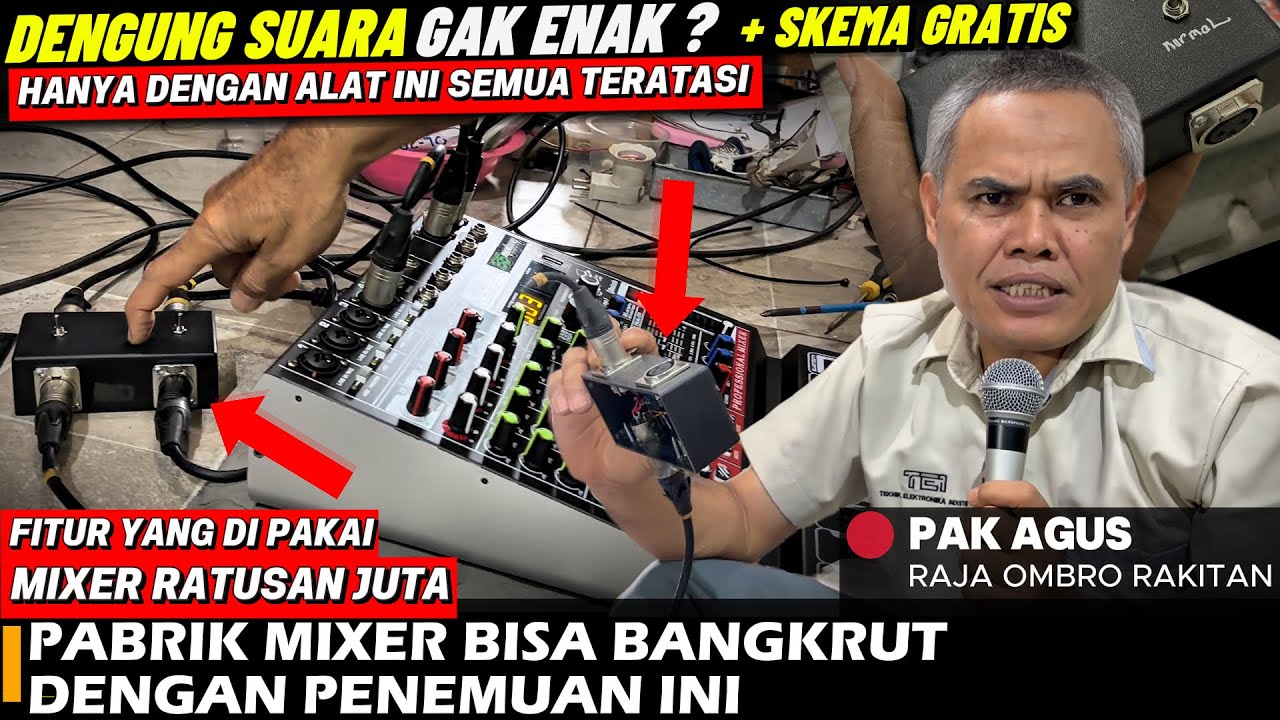 PASANG ALAT INI PADA MIXER MU‼️|| Mengatasi Dengung Saat Pakai Mic | Fitur Mixer Mahal Atasi Dengung