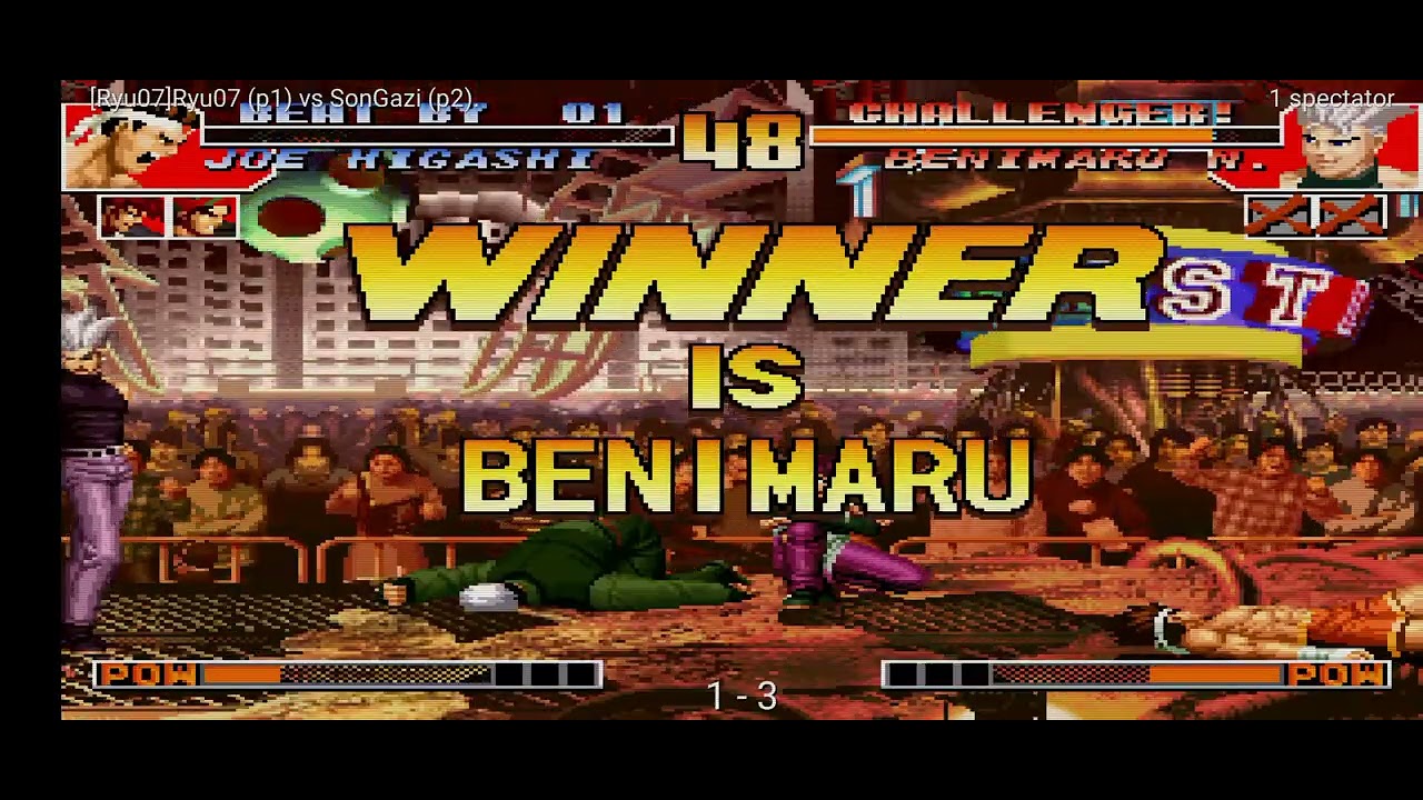 King Of Fighters 97 Ryu07 Vs SonGazi