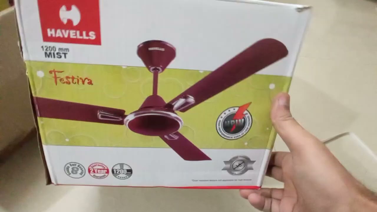 Havells Festiva 1200mm Dust Resistant Ceiling Fan | Mist
