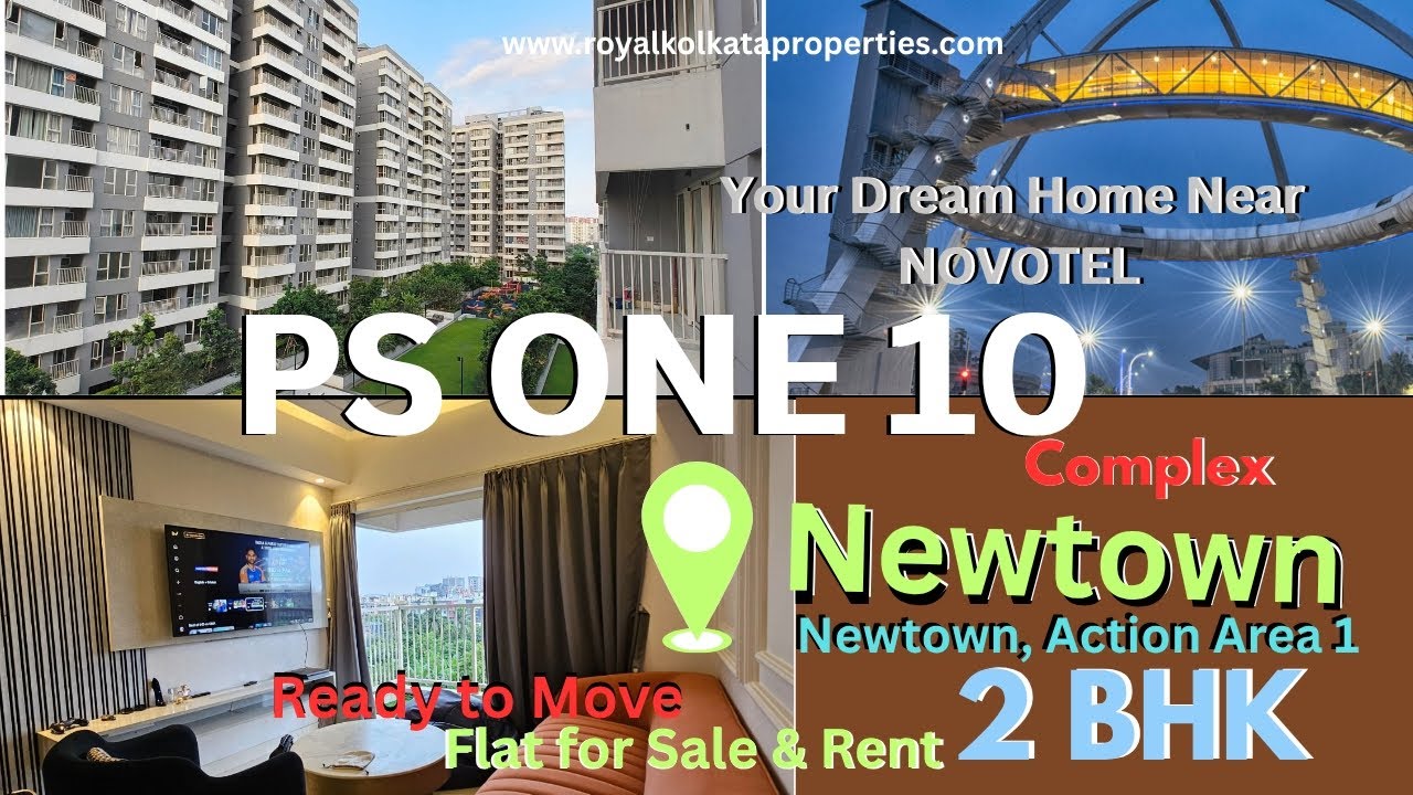 2BHk flat in Newtown । 2bhk flat in PS One 10 । Ready to Move flat in Newtown । Fully furnished flat