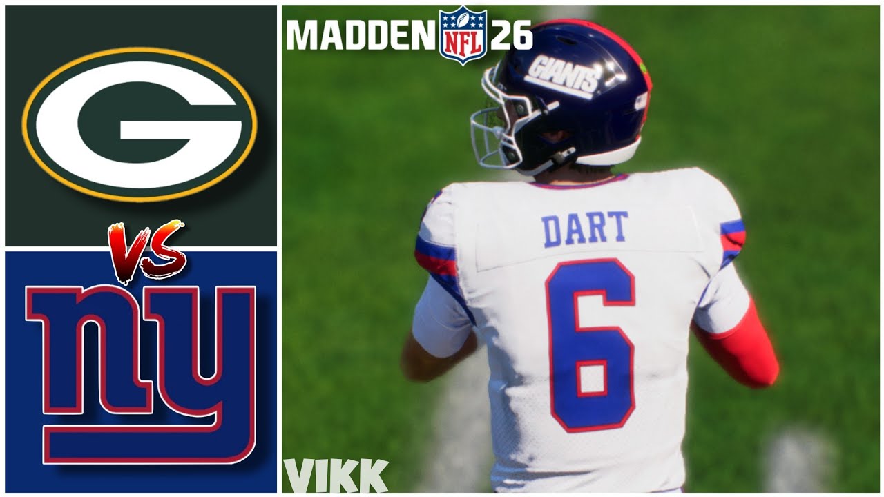 Packers vs Giants Week 11 Simulation (Madden 26)