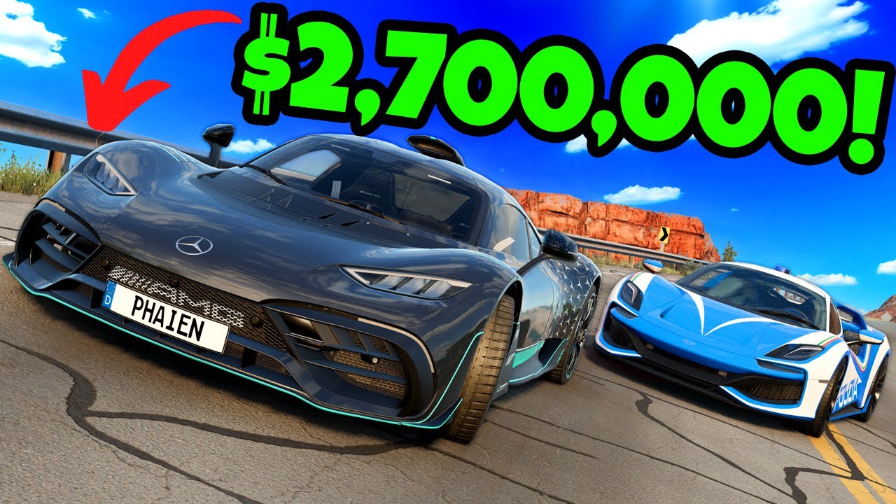 Crashing The EXPENSIVE Mercedes-AMG ONE in BeamNG Drive Mods!