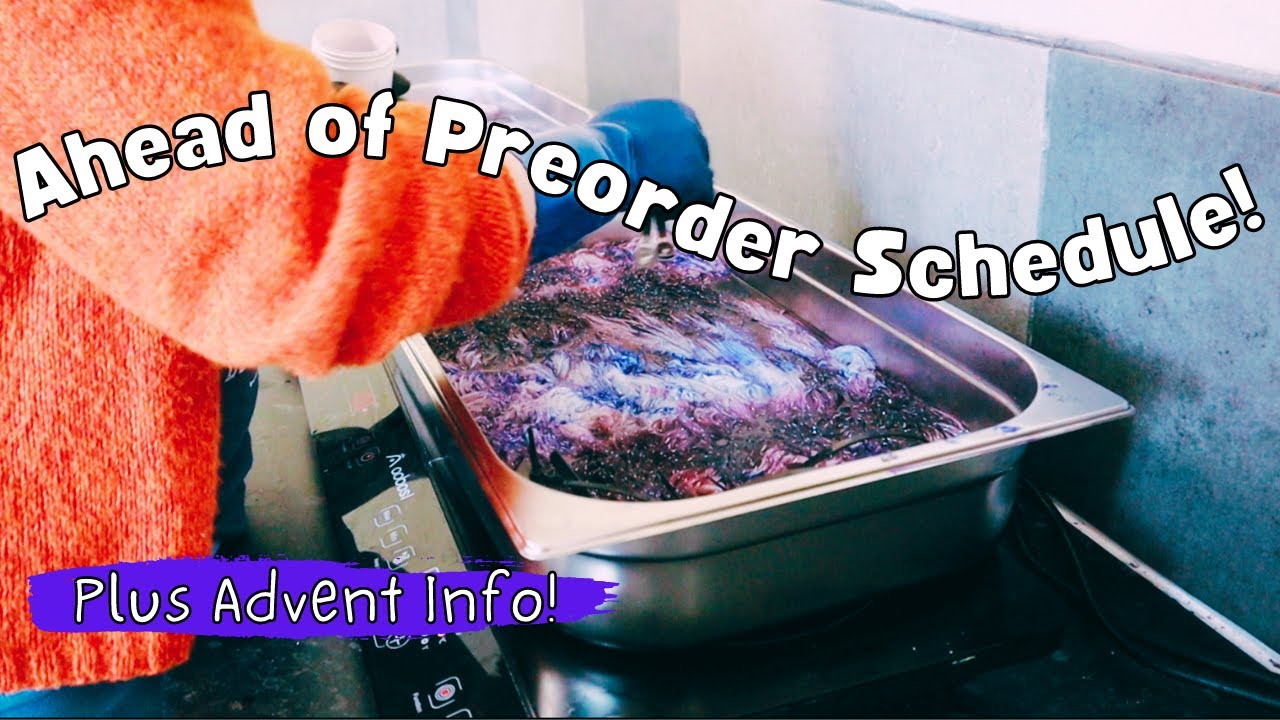 Dyeing Yarn & 2023 Advent Info! Studio Vlog #74 ¦ The Corner of Craft