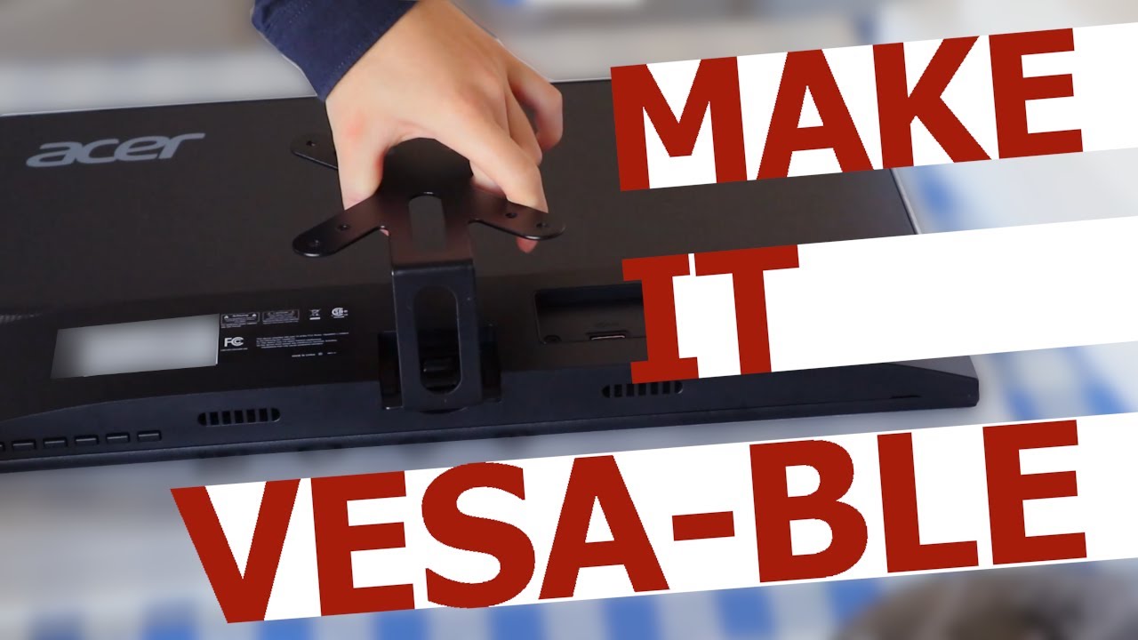 How to Mount Your Non-VESA Monitor