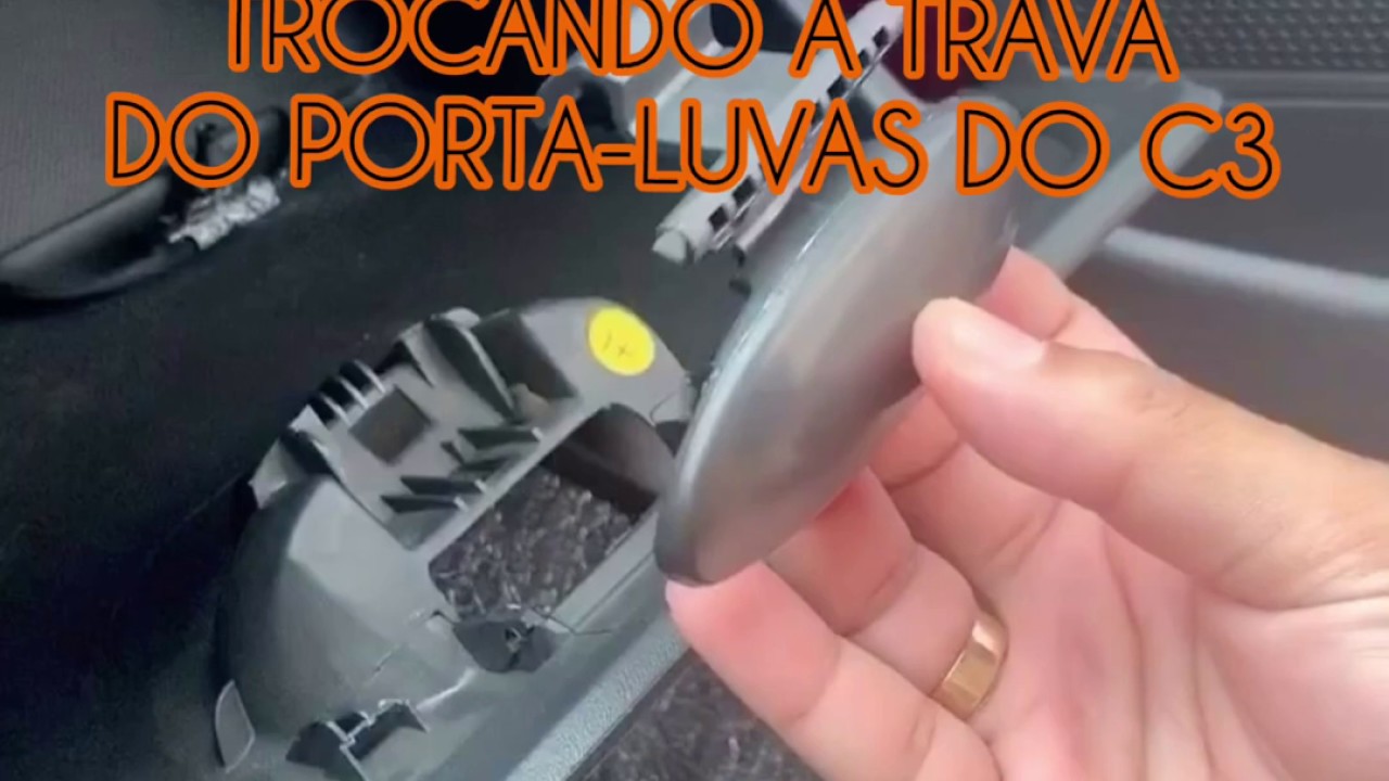 FAÇA DIY Reparo: Puxador Maçaneta Porta Luvas Com Mola C3 04 A 012