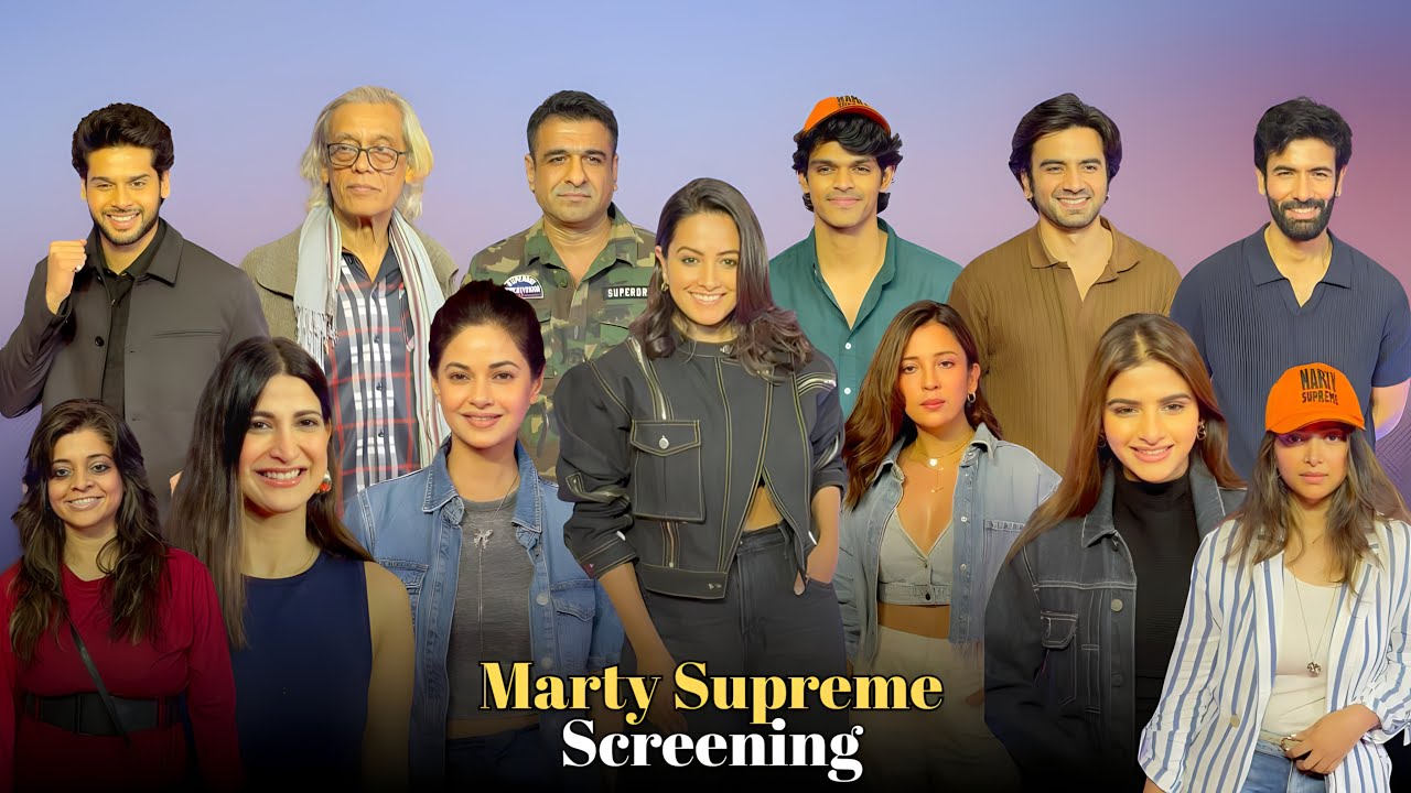 Marty Supreme Screening | Anita Hasnandani, Abhimanyu Dasani, Avntika Desai, And More Celebs