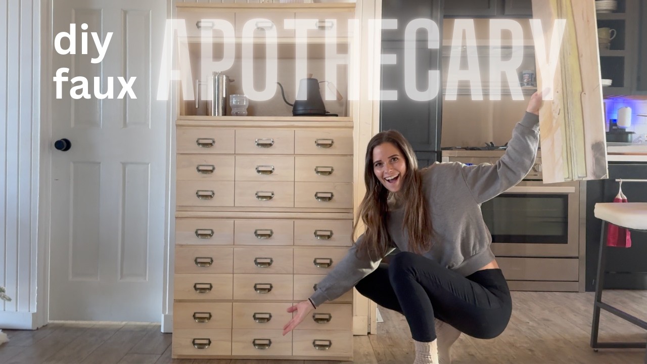 DIY Apothecary Cabinet Made From Dresser Set | Dresser Apothecary Hack