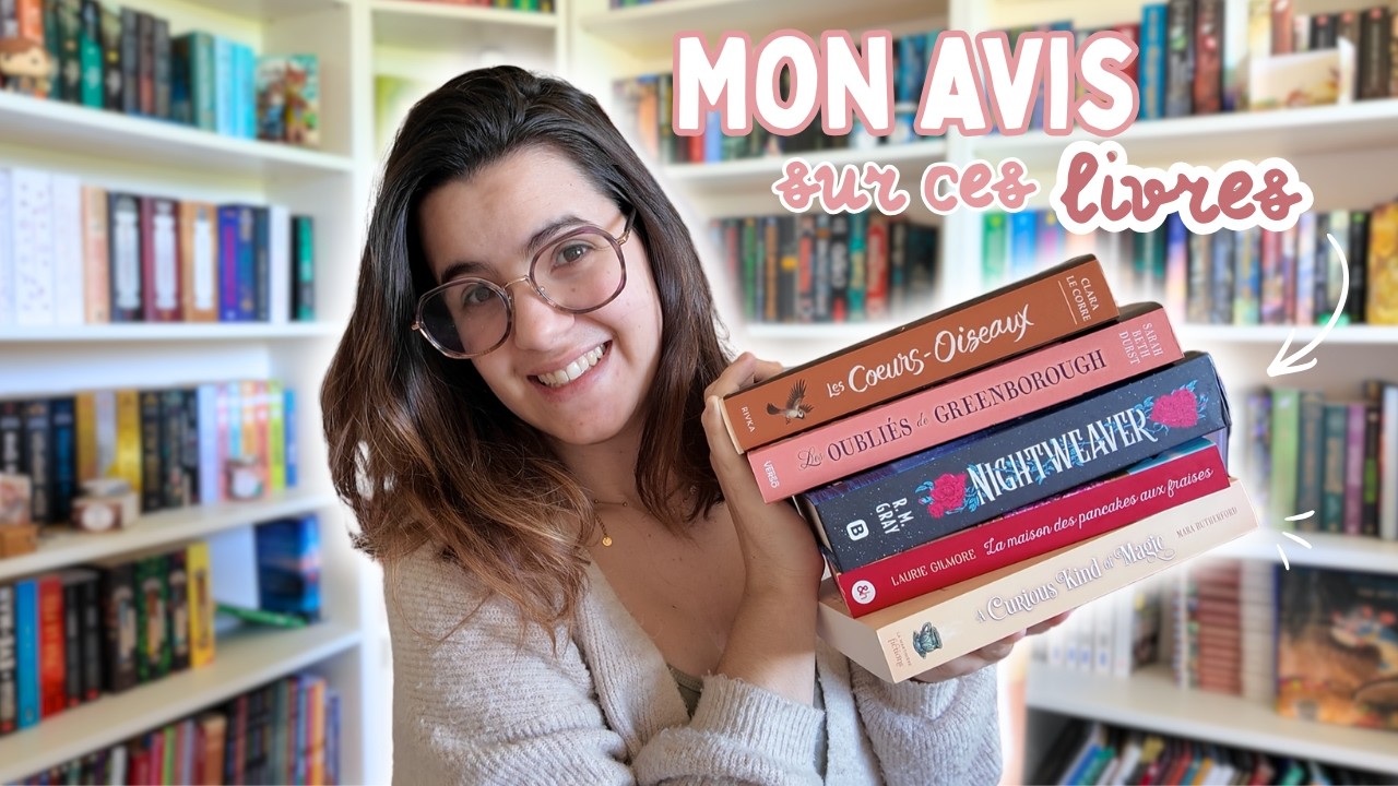 Toutes mes lectures depuis le début de l'année 💛📚