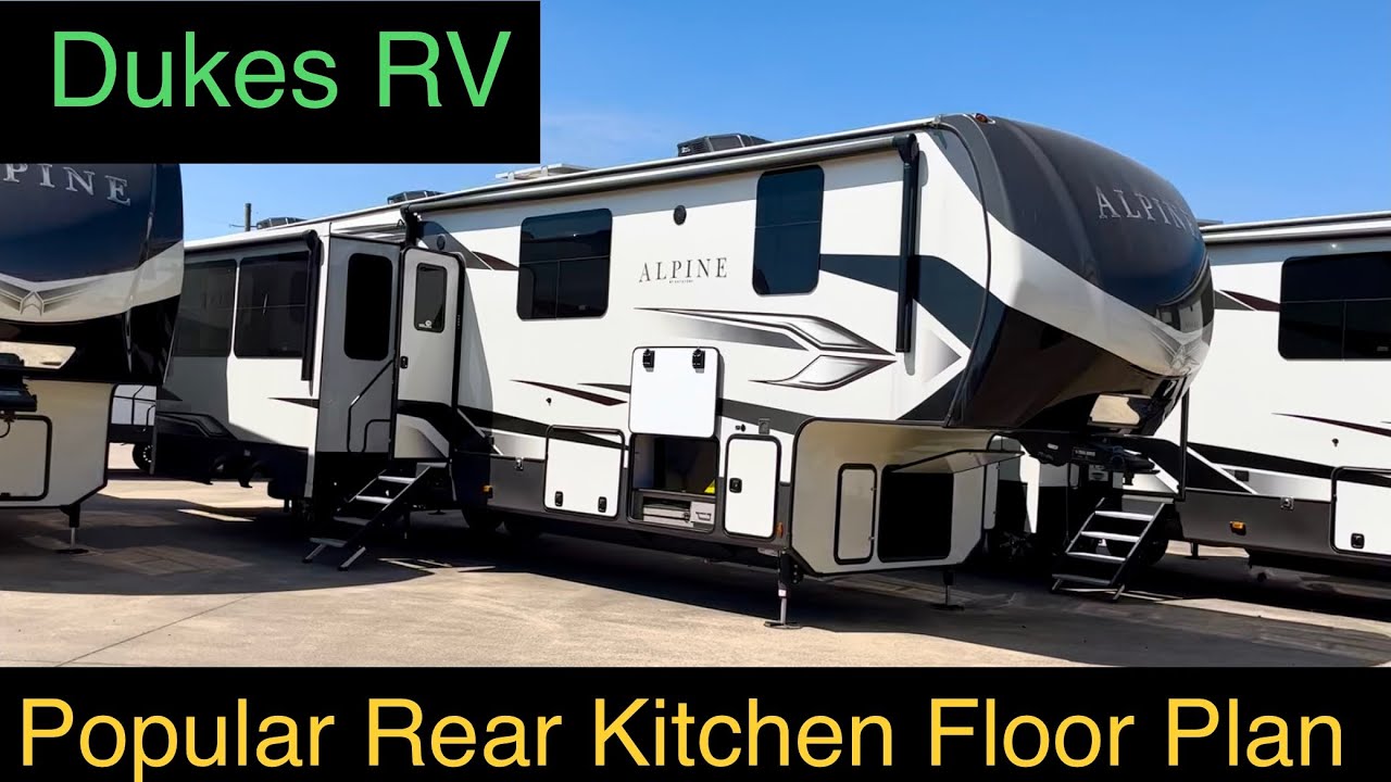 Popular With Full Timers - Keystone Alpine 3910RK Rear Kitchen Luxury 5th Wheel