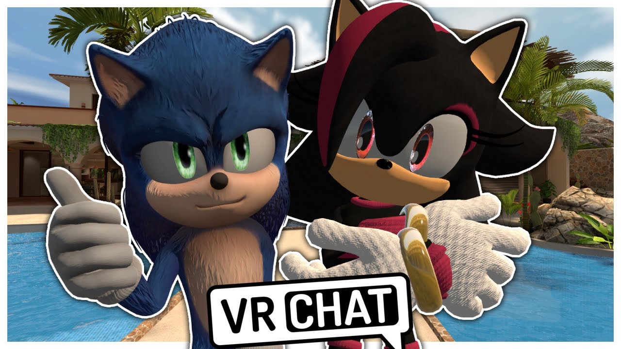 Фильм Соник встречает Шадину в VRCHAT!!