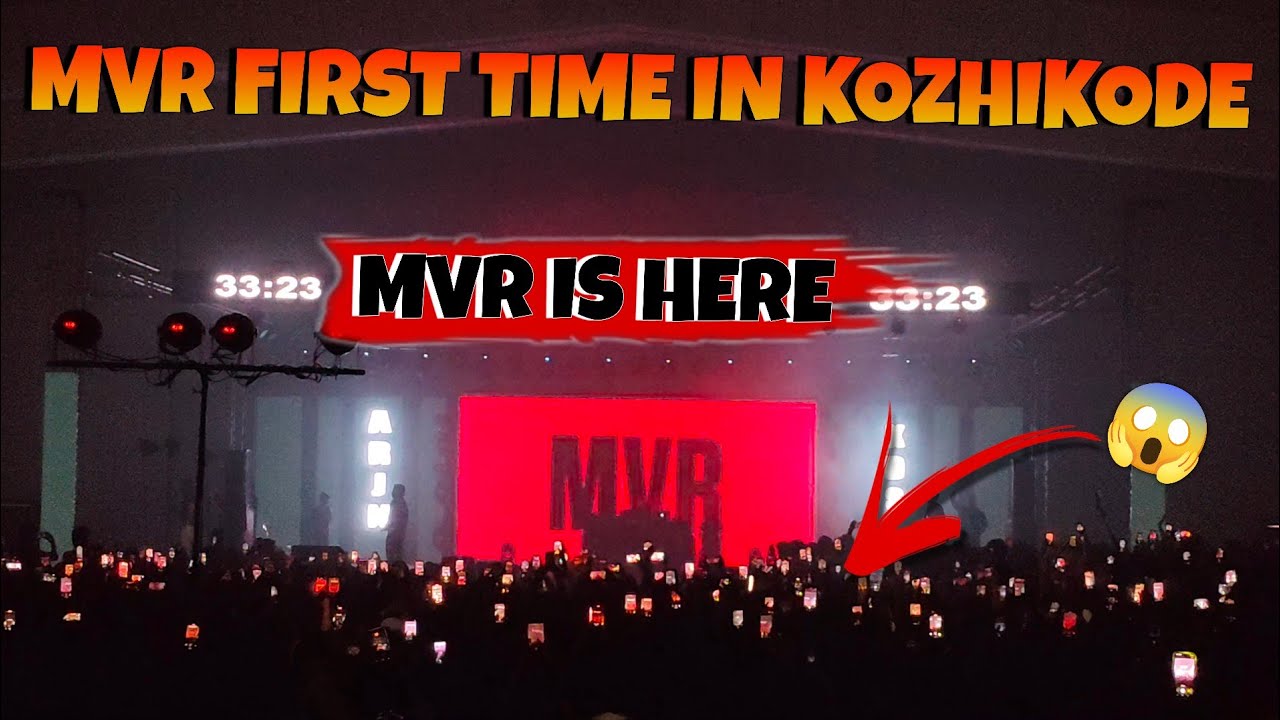 MVR IS HERE 🦍 | MASS ENTRY 📈 | Kozhikode | Concert 