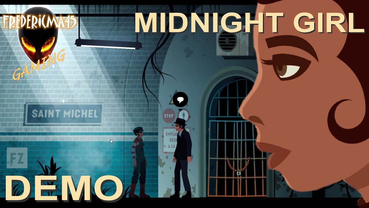 Midnight Girl FULL DEMO Walkthrough (Point-and-click adventure Game)
