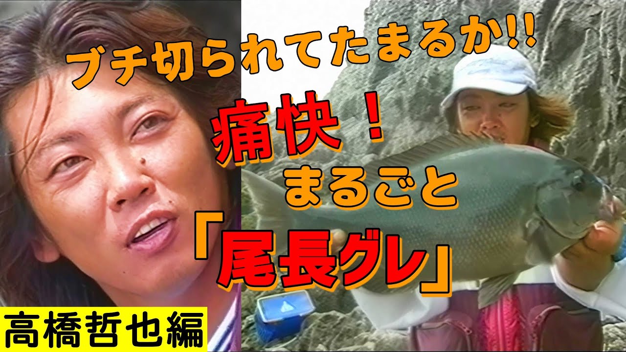 【高橋哲也編】ブチ切られてたまるか！！痛快！まるごと「尾長グレ」【磯釣り】