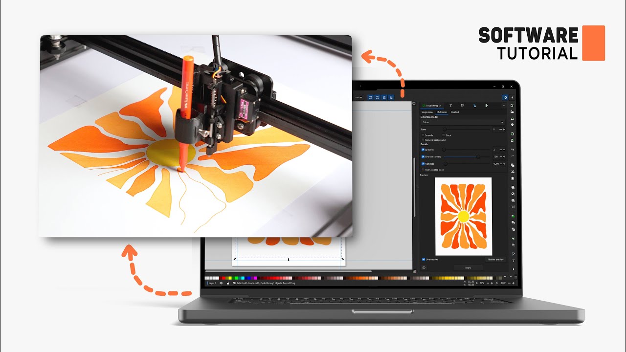 EasyDraw V4 Software tutorial video.