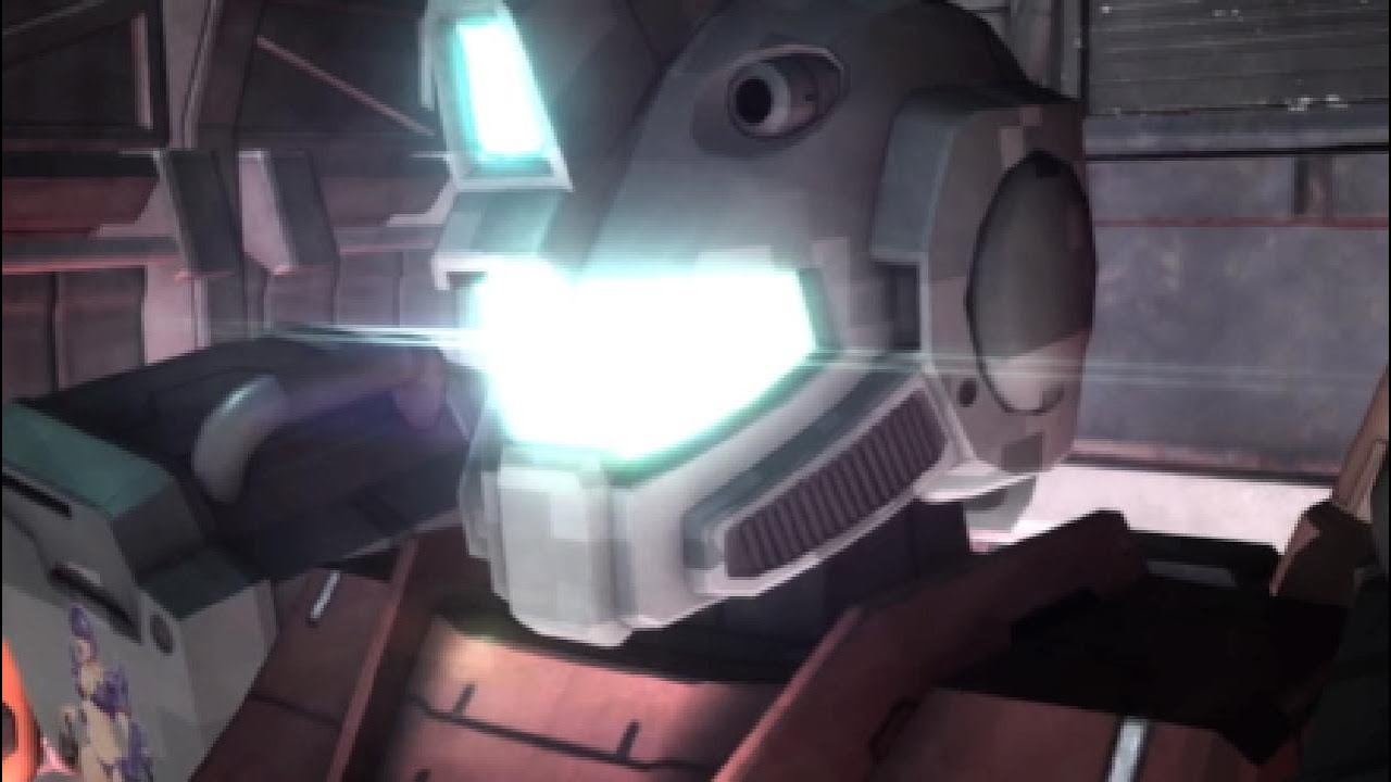 Gundam Battle Operation 2: GM Kai (SkinBare Pixel Camo) Double Beam Gun, Impact Site General Battle