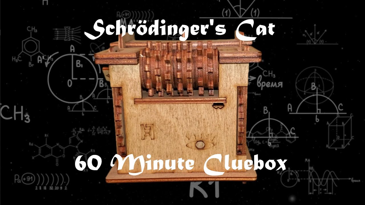 Finally!! The Mischievous Schr&ouml;dinger's Cat 60 Min. Cluebox Solved!!