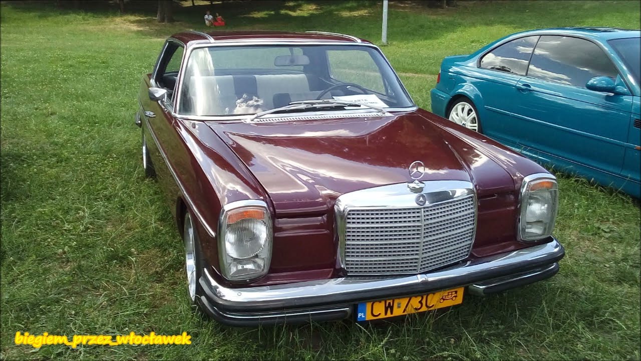 Mercedes w114 Coupe Stare samochody (Włocławek 25-06-2023, Dni Włocławka)