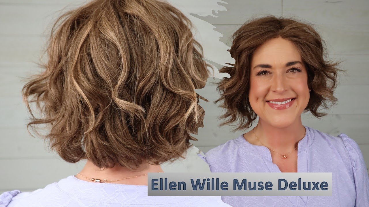 Ellen Wille Muse Deluxe | Luxury Remy Human Hair Short Wig with a hand-tied cap!