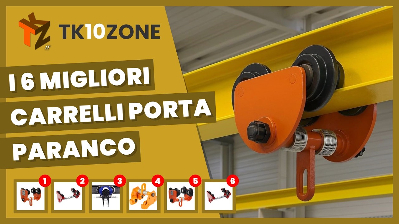 I 6 migliori carrelli porta paranco