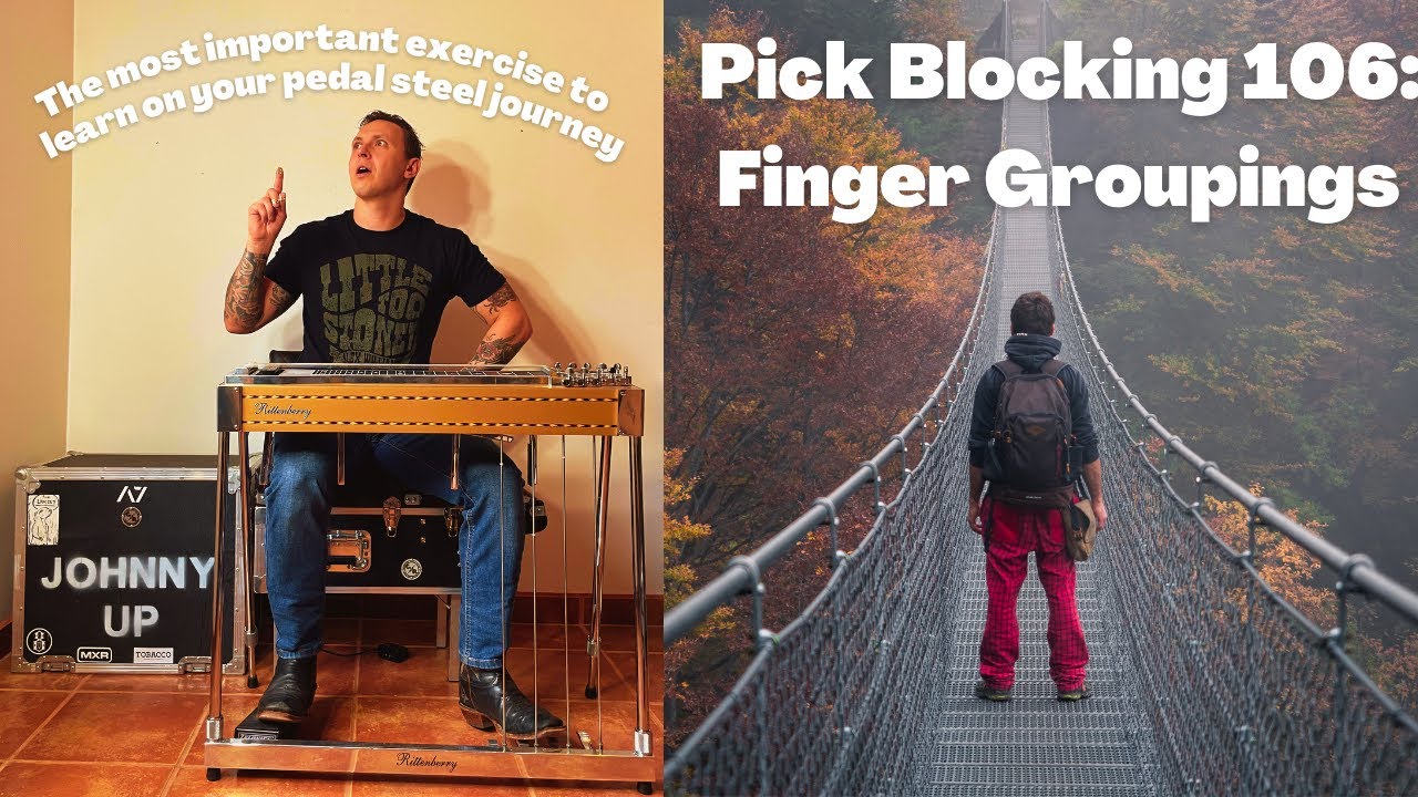 The most important exercise to learn for beginning pedal steel guitar players! Pick Blocking 106