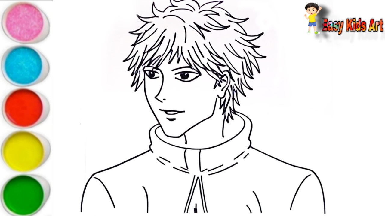 How to Draw a Cool Anime Boy Step by Step 😎✏️ | Easy for Beginners