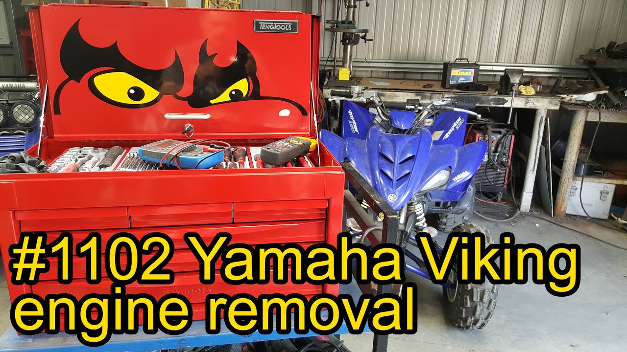 Yamaha Viking engine removal #1102