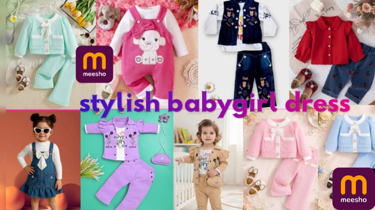Meesho || Affordable stylish baby girl dresses under 300 🙀cute dresses 👗#meesho #cutedress 