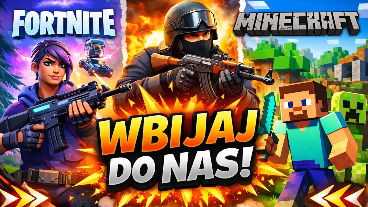 live z fortnite i minecraft codzienne live 3/10