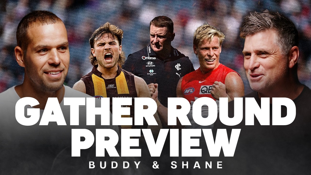 HUGE Gather Round Preview: Can Carlton Cause an Upset? Hawks Set To Become Premiership Favourites!