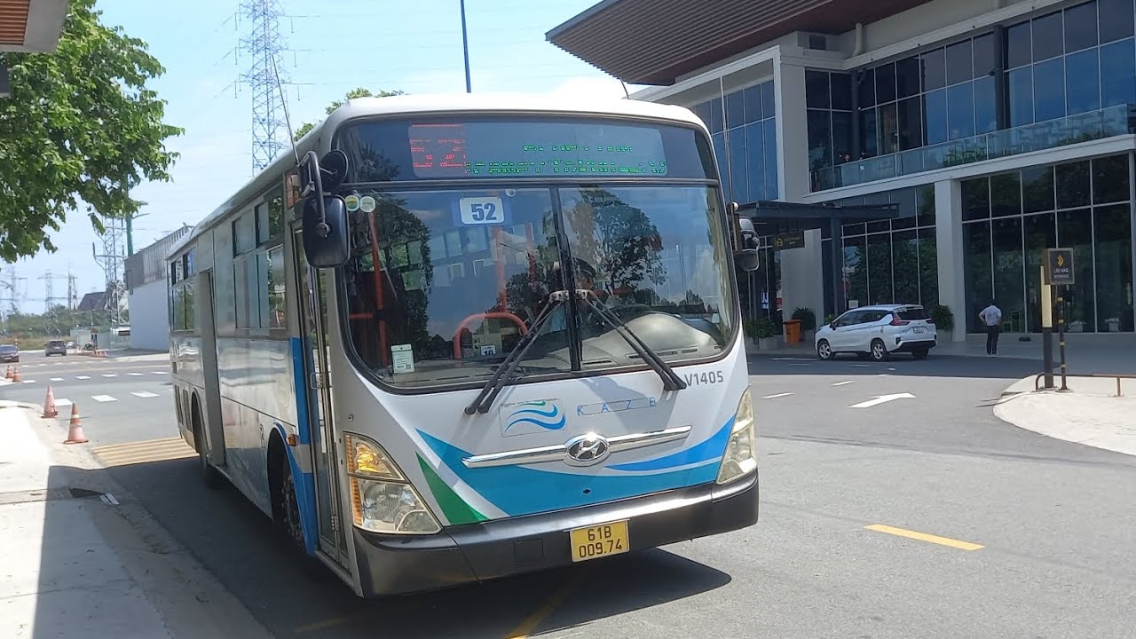Kaze Bus - Video xe buýt Huyndai NSAC CNG - 61B - 009.74 (1405) - Becamex Tokyu Bus