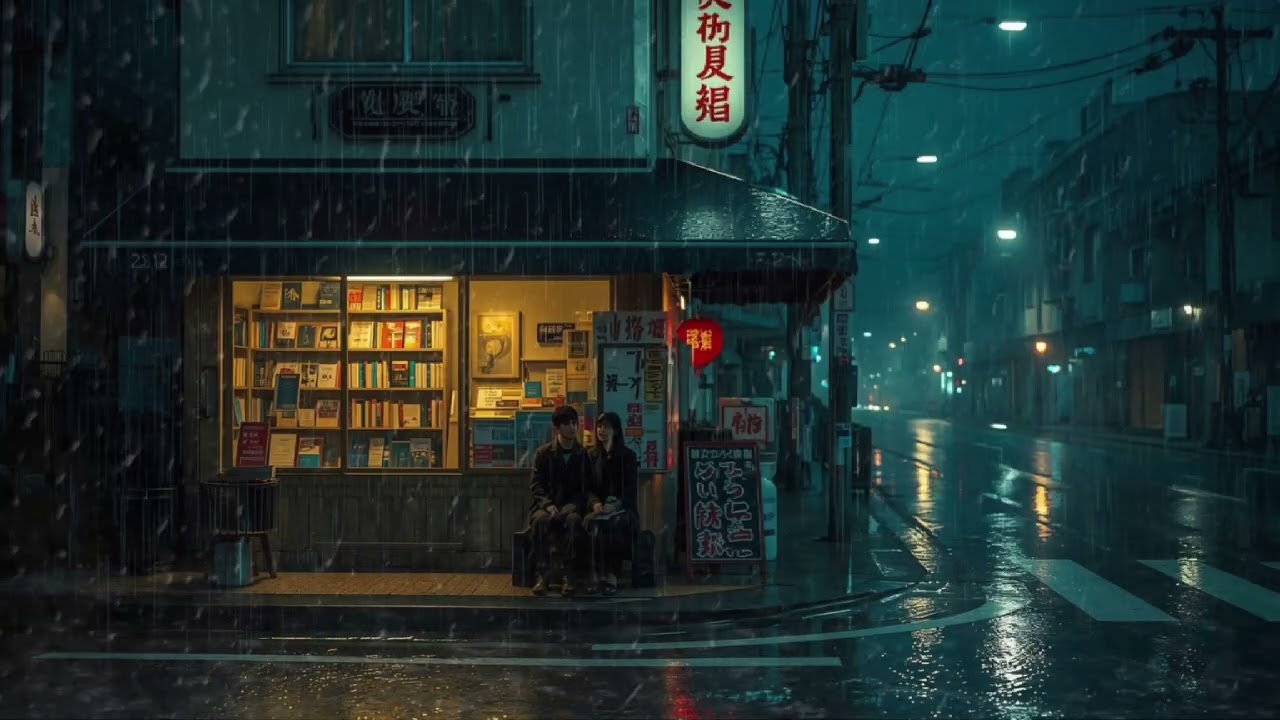 Rainy Night Walk in Japan | Deep Sleep Rain ASMR for Relaxation & Calm Mind