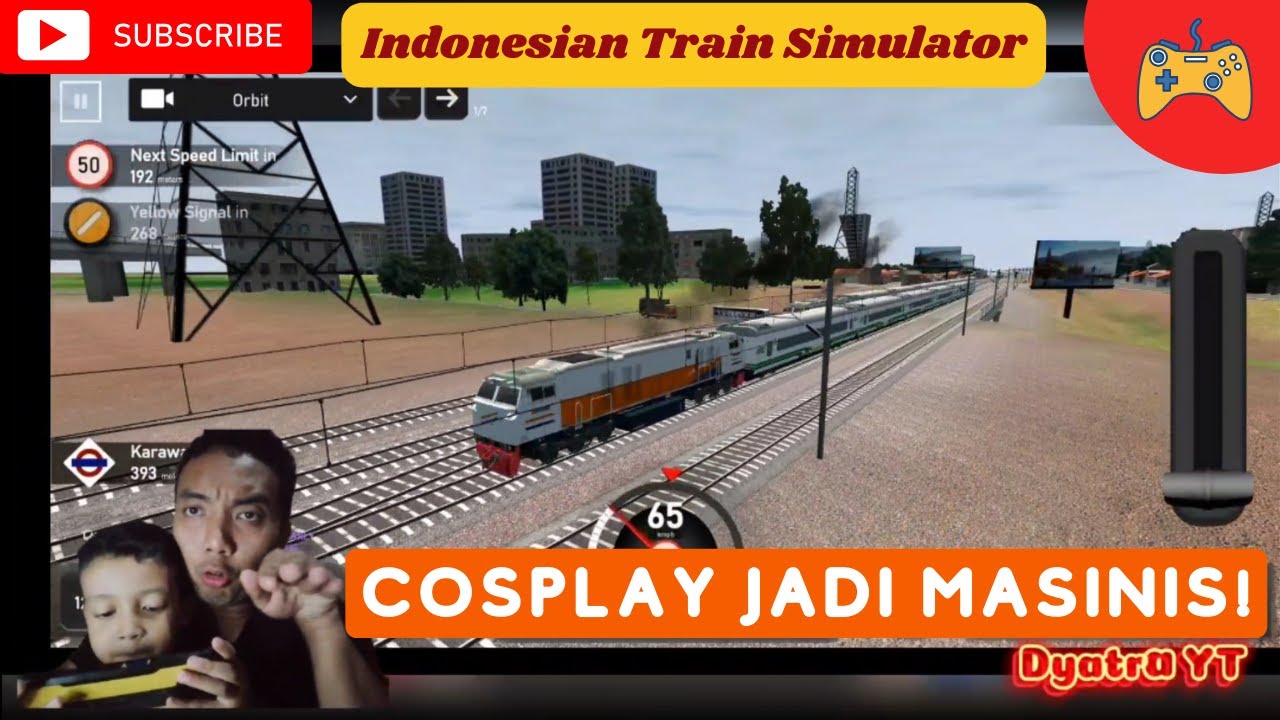 Lanjut Main Game Indonesian Train Simulator. Masinis Handal tuh Kayak Gini Gaes! 😁