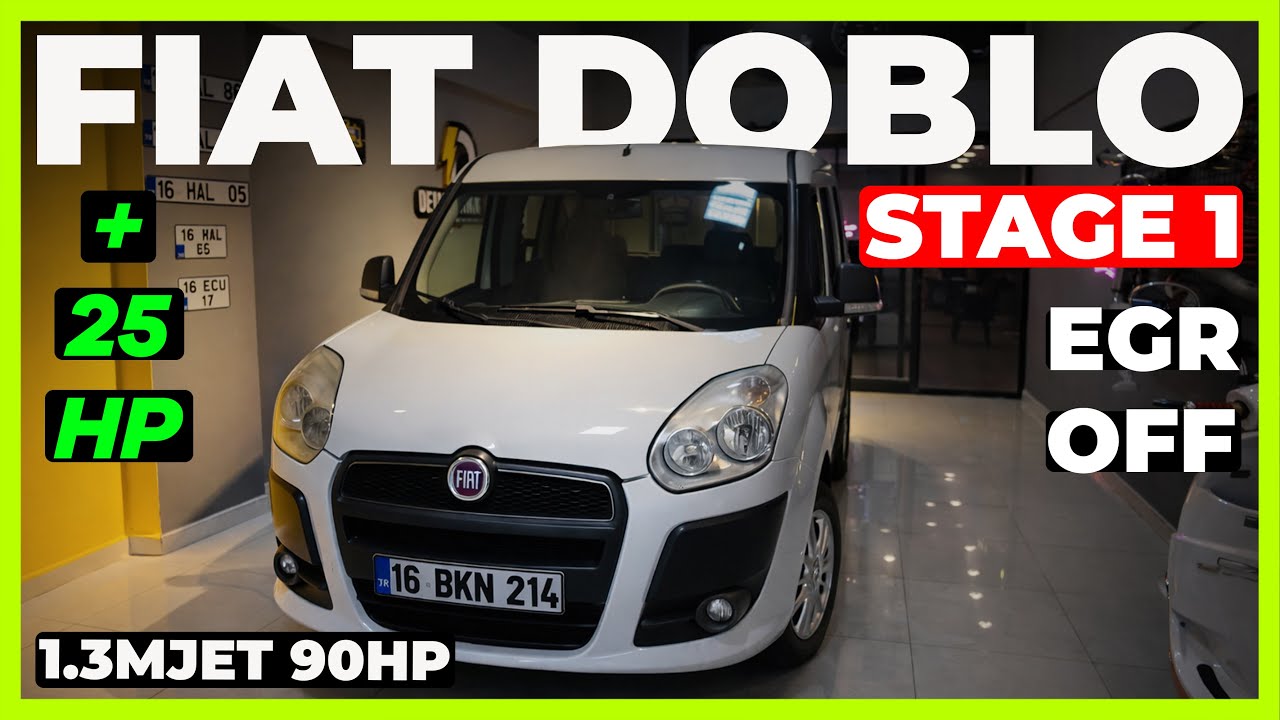 Fiat Doblo Stage 1 + EGR OFF | Günlük Kullanımda Net Fark