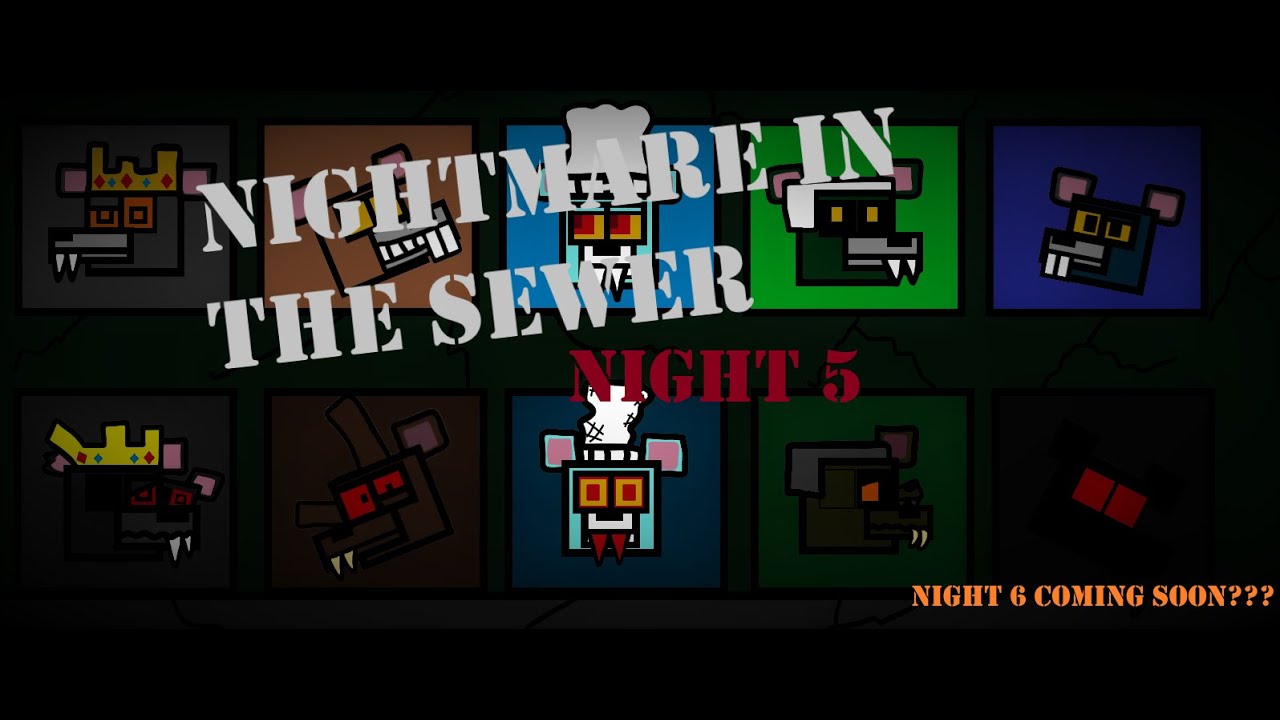 Roblox Nightmare in the Sewer - Night 5 Completed!
