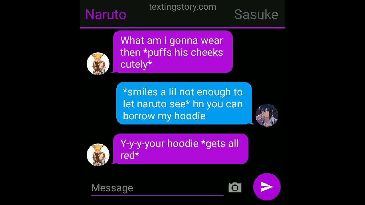 Sasunaru texting story my little fox part 4 yayyyy thanks soo muchh #sasunaru 