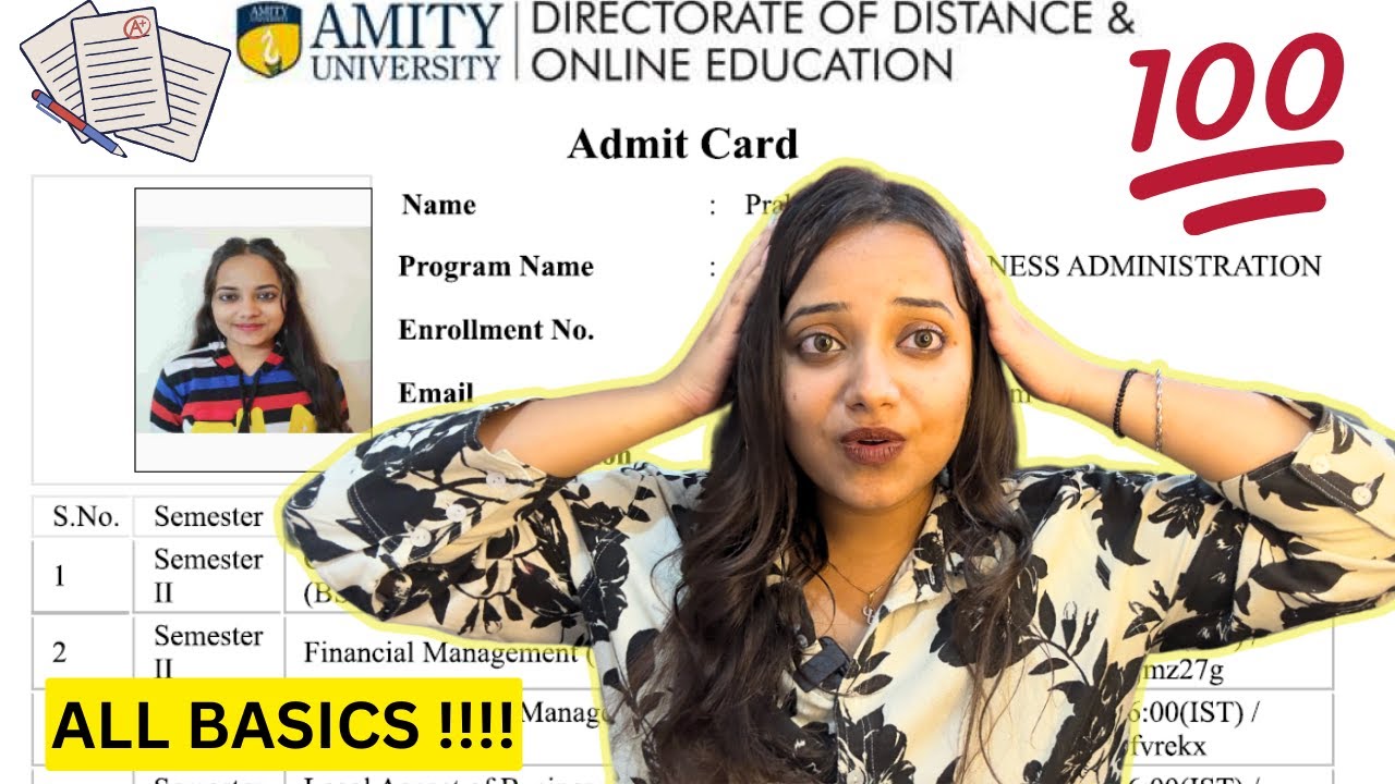 Things You Must Need To Know About Amity Online Exams🔥How I Study? Difficulty Levels? Exam Patterns?