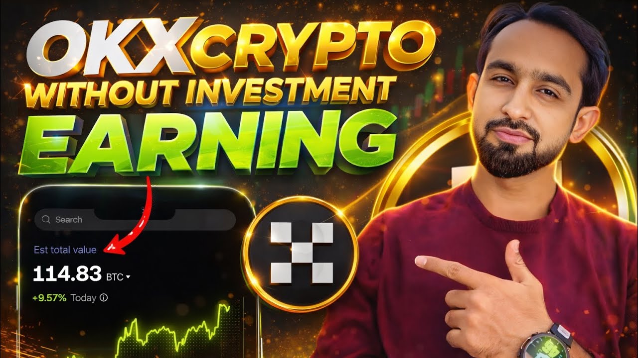 OKX Crypto Earning Method 2026 | Earn Crypto Without Investment (Step-by-Step Guide)