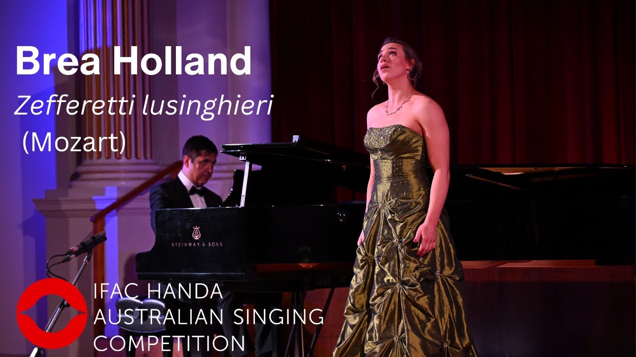 2025: Brea Holland, soprano. Semi-Finals Concert, first performance