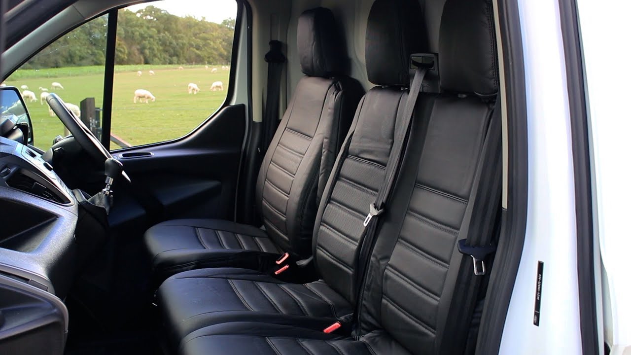 How To Fit Ford Transit Custom (2013 onwards) Seat Covers - J42874