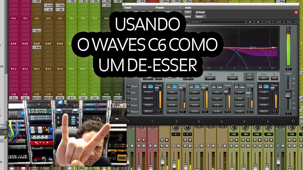 DICASDEAUDIO #32 - Usando o Waves C6 como um De-Esser