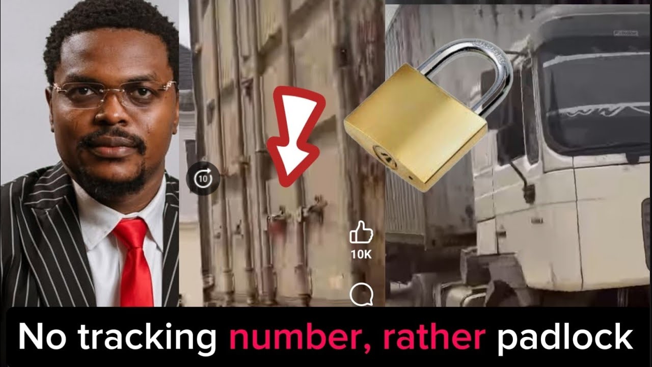 Blord verydarkman used a container tracking number to unlock . Why using padlock 🤣🤣