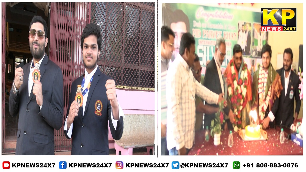 Bidar News | Md Parvez Khan Was Honored For Winning Silver Medal At India Open Int. Kickboxing