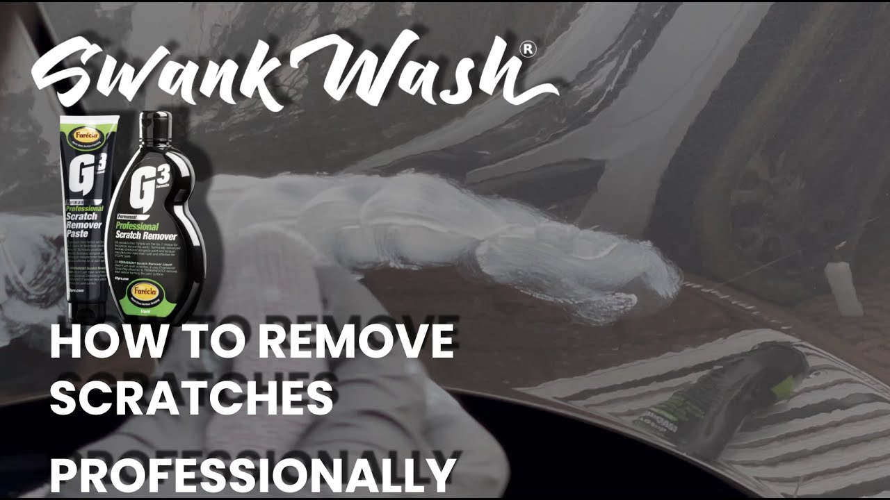 How to remove paint scratches professionally for free.