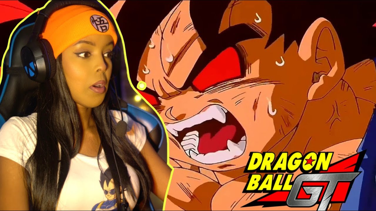GOKU TURNS INTO A GIANT GOLDEN APE!!! DRAGON BALL GT REACTION