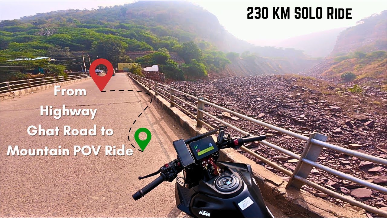 Hyderabad to Srisailam Bike Ride | KTM Duke 250 | Nallamala Ghat Roads | Amrabad Tiger Reserve!