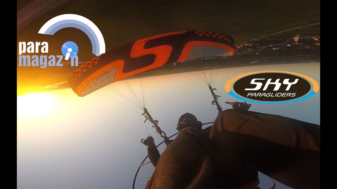 Полёт на мотопараплане  Sky Paragliders Zorro 22